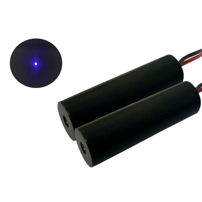 Blue Violet Diode Laser 405nm 500mW Laser Module Dot Focus Adjustable Φ20*60mm - Click Image to Close